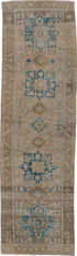 Antique Heriz Runner Rug (3' x 12')